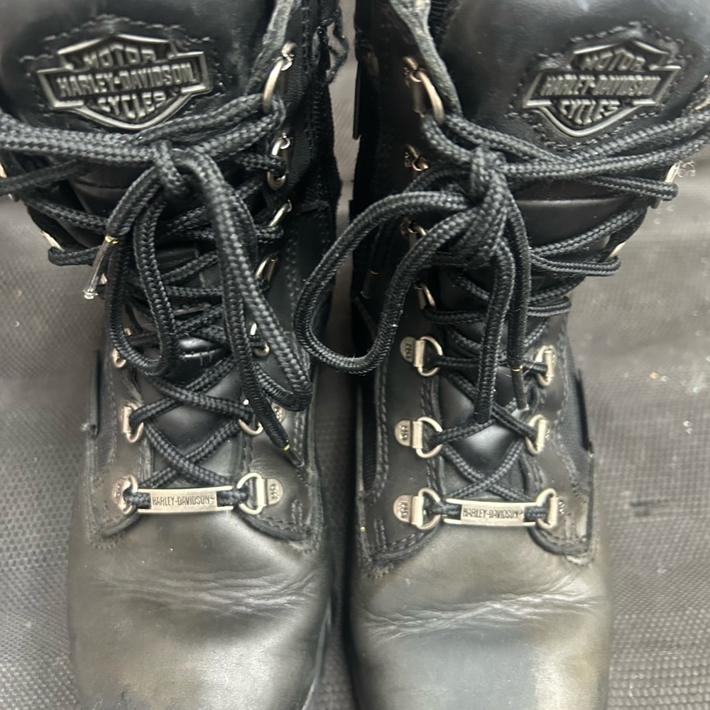 Harley-Davidson Black Combat Boots